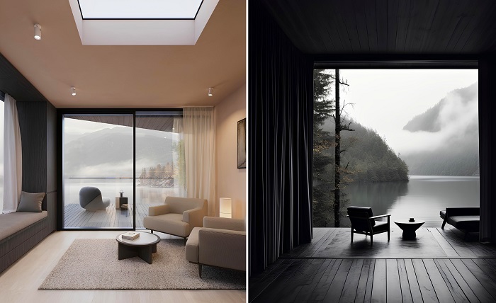 Современный интерьер и обилие стекла обеспечивают захватывающие впечатления (Silver Lake, Великобритания).