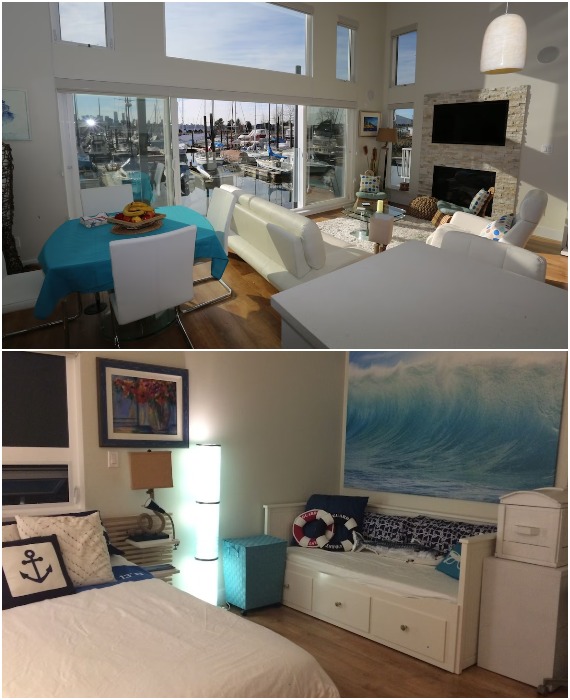 В каждом Люксе имеется собственная гостиная, кухня, столовая, две спальни и две ванных комнаты (Ocean Suites, Ванкувер).
