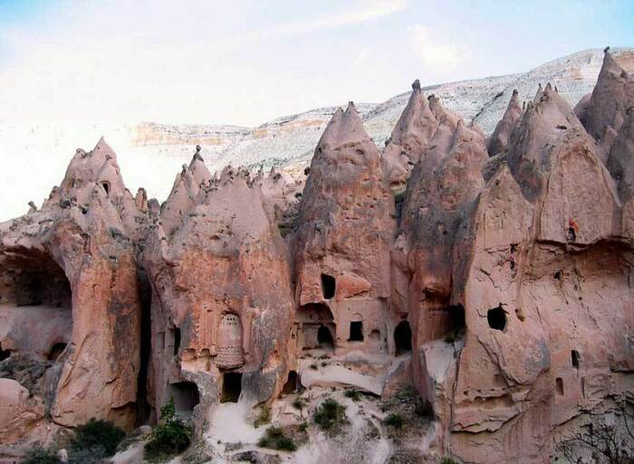 Подземный город Деринкую расположен в Каппадокии (Центральная Анатолия, Турция). | Фото: masterok.livejournal.com.