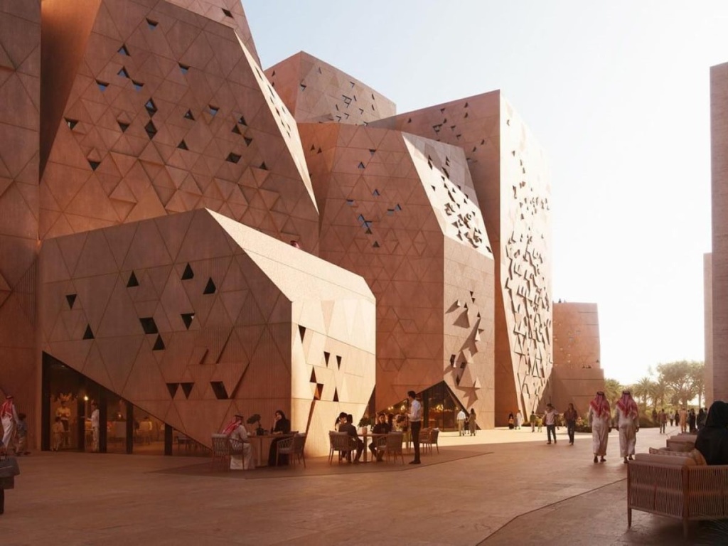 Мегалиты современности на территории Diriyah Gate. Мегалиты современности на территории Diriyah Gate.