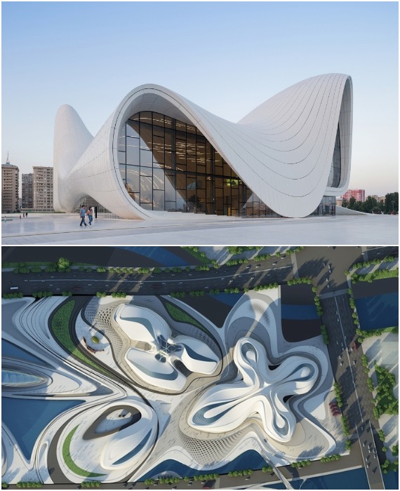 Буквально 20 лет назад никто не мог поверить, что здания в реальной жизни могут иметь такие фантастические формы (проекты Захи Хадид и ее студии Zaha Hadid Architects).