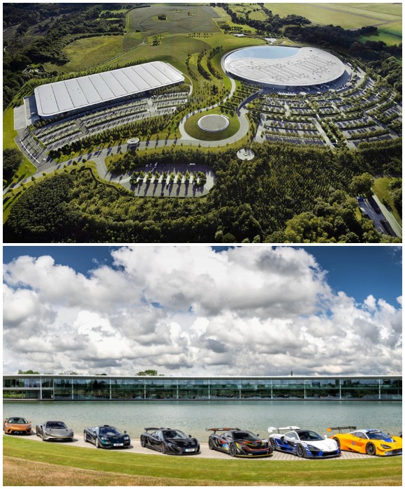 Производственный центр McLaren в Уокинге удостоился награды британской строительной отрасли BCI за архитектурную ценность и функциональность (Великобритания). 