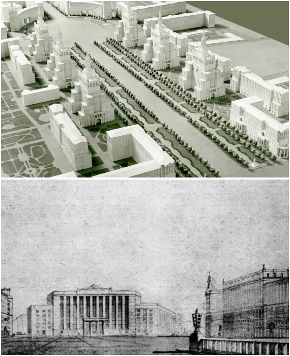 Масштаб, простор и величие – главные приоритеты в обновлении столицы СССР.