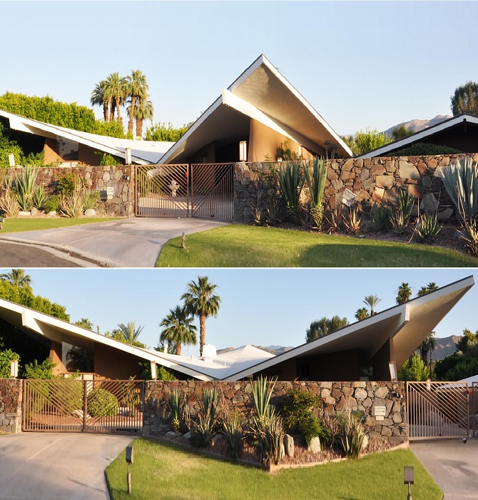  Maranz Residence с культовой гиперболической параболоидной крышей по сей день является одним из самых знаковых строений загородного клуба Thunderbird (Rancho Mirage, Палм-Спрингс). 