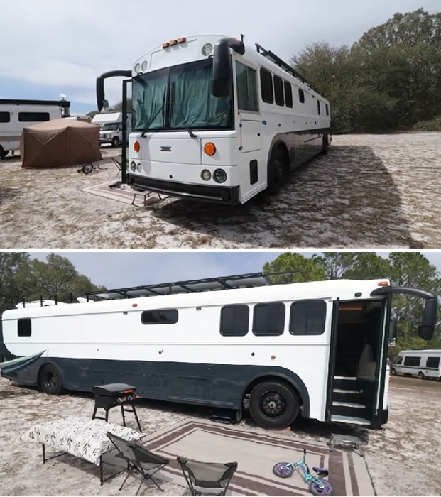 На переоборудование автобуса ушло полтора года. На переоборудование автобуса ушло полтора года.