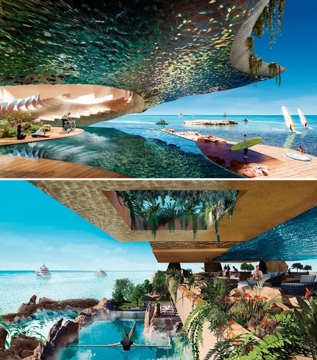 Обилие воды и зелени превратят остров Sindalah в райское место. Обилие воды и зелени превратят остров Sindalah в райское место.