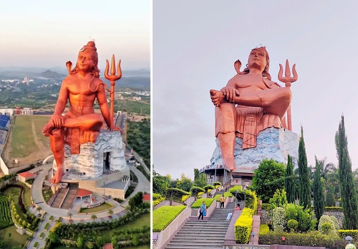 Статуя Шивы придала новое измерение религиозному туризму в Раджастхане (Индия).