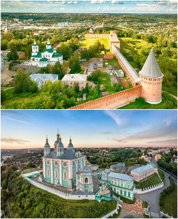 Многие века Смоленск был надежным щитом, прикрывающим путь на Москву, при этом он не потерял свою красоту и идентичность.