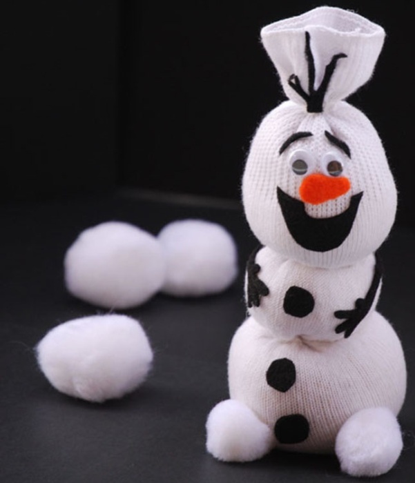 Из носка, баллонов и лампочки: как сделать снеговика без снега? | Новости Таджикистана ASIA-Plus