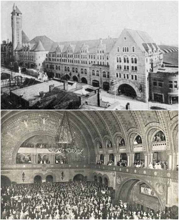 Более 100 лет железнодорожный вокзал был одним из самых оживленных транспортных узлов Соединенных Штатов (St. Louis Union Station Hotel, США).