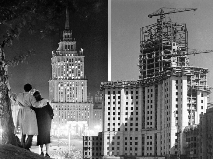  7 сентября 1947 года в разных уголках Москвы были заложены фундаменты 8 высоток, 7 из которых суждено было стать символами советской эпохи на многие десятилетия. | Фото: msk.kp.ru.
