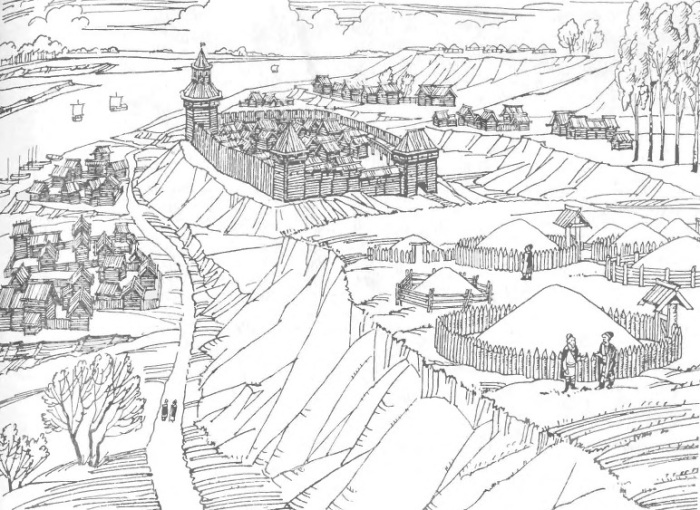 Вот так могла выглядеть древняя столица Рязанского княжества. | Фото: anashina.com.