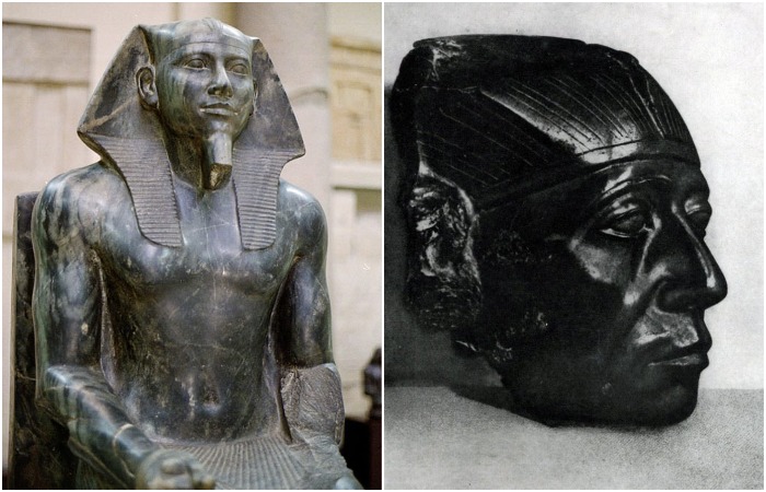 Статуи из базальта также дело рук древнеегипетских мастеров.