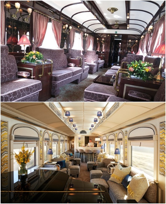 Во время оформления современных вагонов постарались сохранить атмосферу начала XX века, отдав предпочтение стилю ар-деко (Venice Simplon Orient Express).