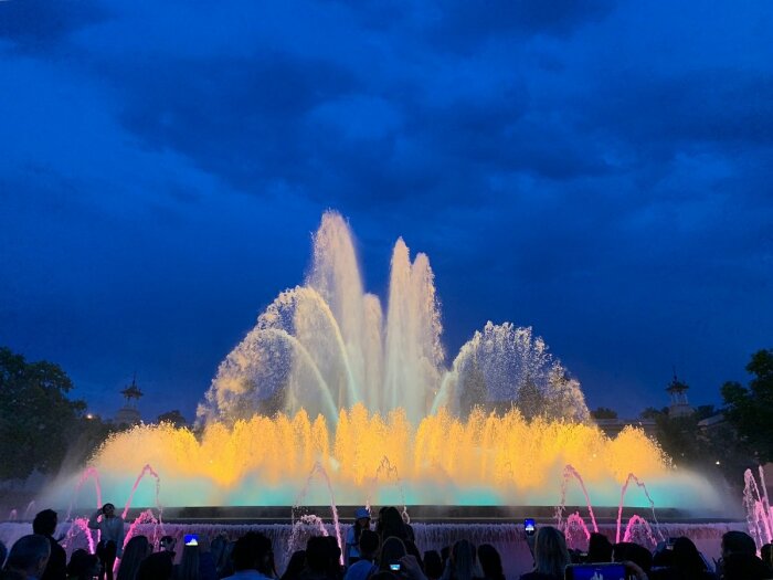 Ежедневно и круглый год с помощью фонтана устраивают потрясающие представления (Magic Fountain Of Montjuic, Барселона). | Фото: barcelona-life.com.
