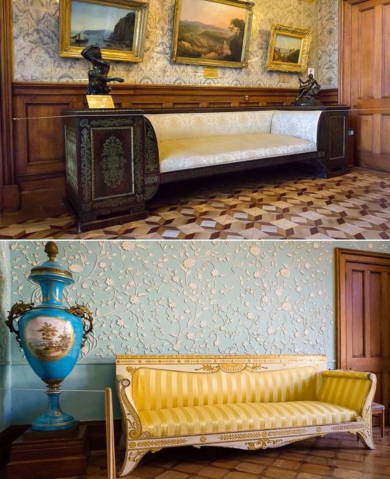 Ситцевая и Голубая гостиные открыты для посещений (Воронцовский дворец, Алупка).