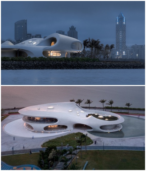 MAD Architects стремится преобразовать городскую жизнь, сделав мегаполисы более экологичными и ориентированными на улучшение жизни человека (Wormhole Library, Китай. 