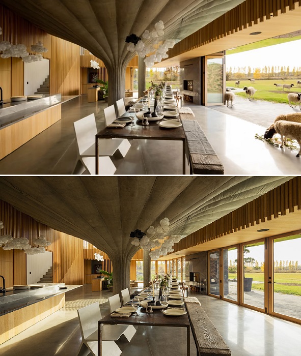 Складная дверь, позволяющая выйти на террасу («75.9», Канада).