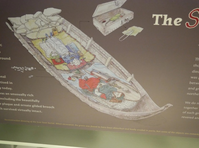 Ученые предполагают, что тела усопших располагались в погребальной лодке именно так. | Фото: viking.archeurope.com.