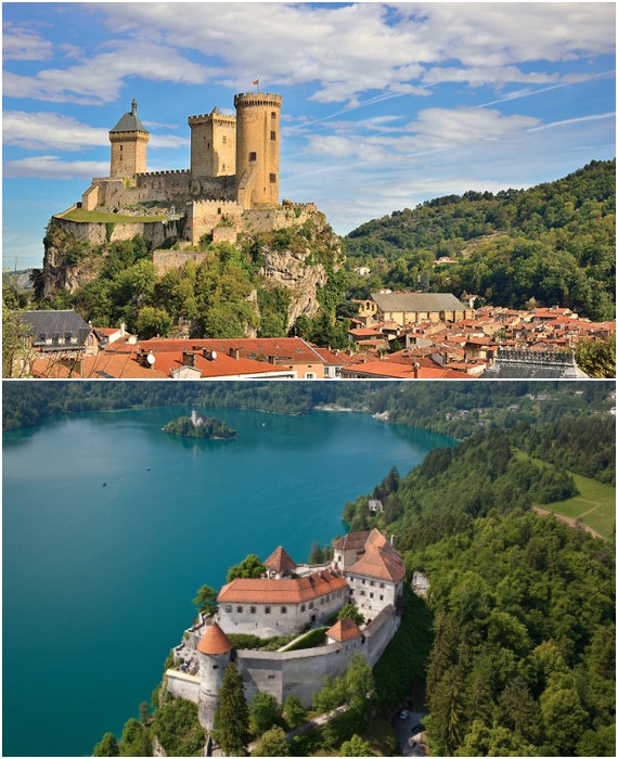 Британские дизайнеры восстановили виды 13 разрушенных замков Европы. Вот как они выглядели