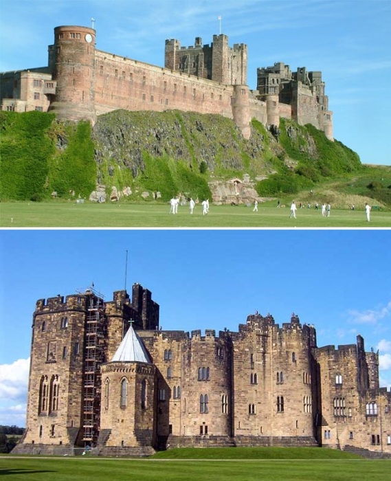Средневековый замок Алник стал излюбленным местом съемок исторических фильмов (Великобритания).