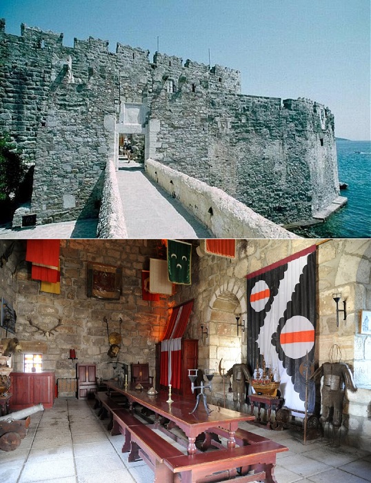 Замок Святого Петра в Бодруме хранит лучшие образцы архитектуры разных народов и стран (Турция).