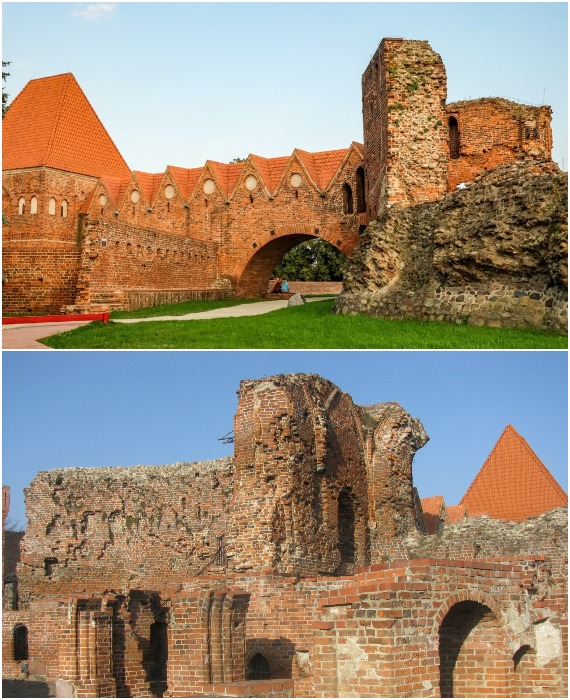 Средневековый Торунский замок внесен в Список объектов Всемирного наследия ЮНЕСКО (Польша).