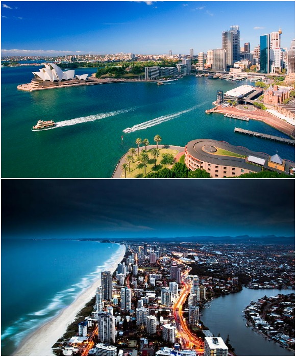 Золотой берег Квинсленда – крупнейший центр туризма, отдыха и незабываемых развлечений с невероятным выбором водных аттракционов (Австралия).