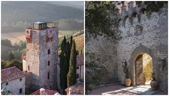 Замок после реконструкции не утратил средневекового очарования, добавились лишь гармоничные современные штрихи (Castello Di Reschio Hotel, Италия).