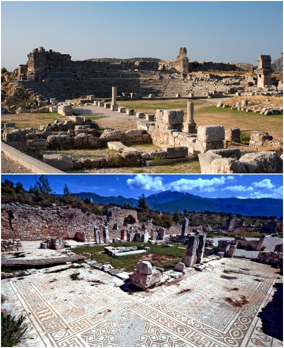 Культовый центр древних ликийцев внесен в Список объектов Всемирного наследия ЮНЕСКО (Летоон, Турция). 