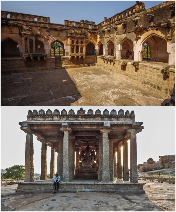 Павильоны и храмы построены настолько основательно, что они простоят еще тысячу лет (Индия).