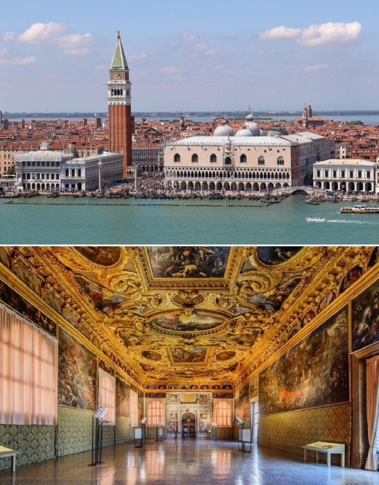 Дворец дожей – самая посещаемая достопримечательность Италии (Венеция).