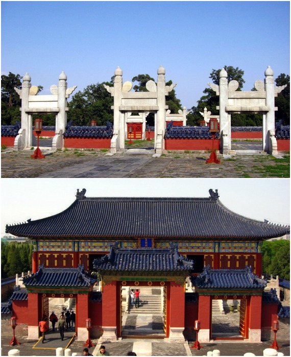 Во времена правления династии Цин появилось множество новых объектов, были обновлены и старые культовые постройки (Temple of Heaven, Пекин).