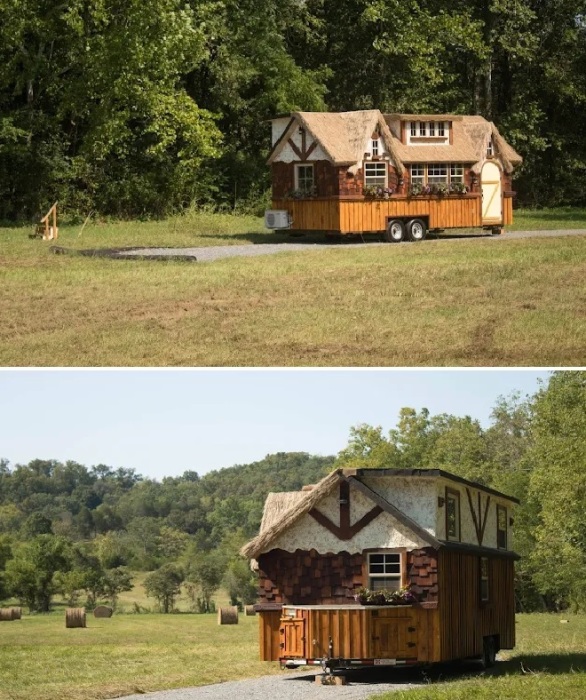 Деревенский колорит во всей красе (Highland Tiny House, США). 