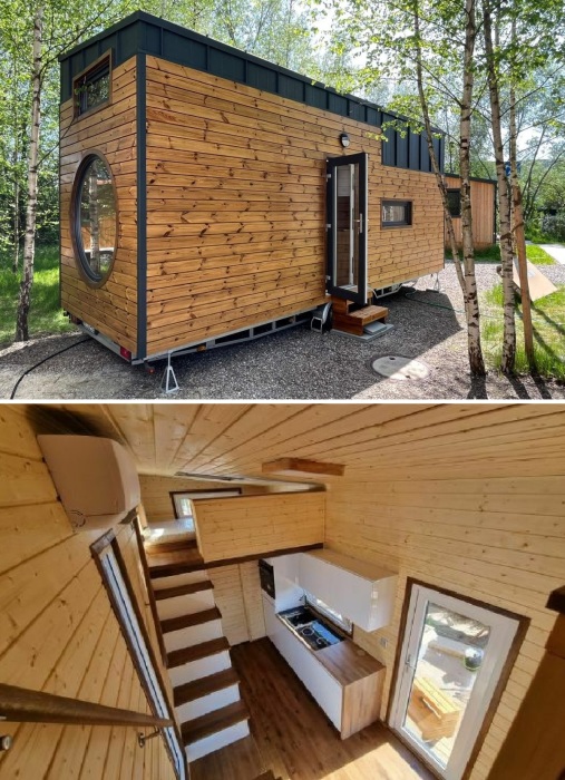 Dufour – просторный, экологичный домик на колесах, построенный немецкой компанией Berghaus.