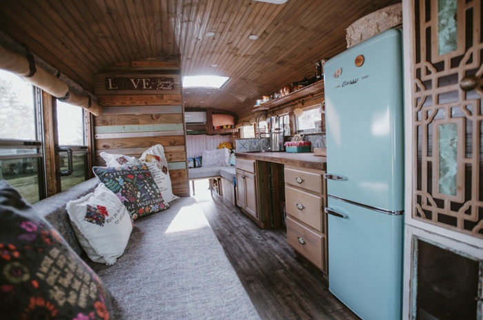 Жилое пространство открытой планировки | Фото: harvesthosts.com.