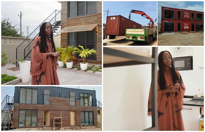 Нана Афуа вдохновила друзей на строительство многоквартирного контейнерного дома.