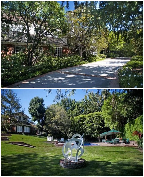 Основная резиденция главаря карателей Багси Сигела, спрятанная среди гектара благоухающих садов (Лос-Анджелес, штат Калифорния).