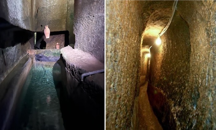 Подземная гидротехническая система, созданная древними греками (Napoli Sotterranea, Италия).