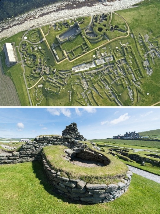 Ярлсхоф – археологический каталог строительных стилей и технологий, охватывающий практически весь период заселения Шетландских островов.