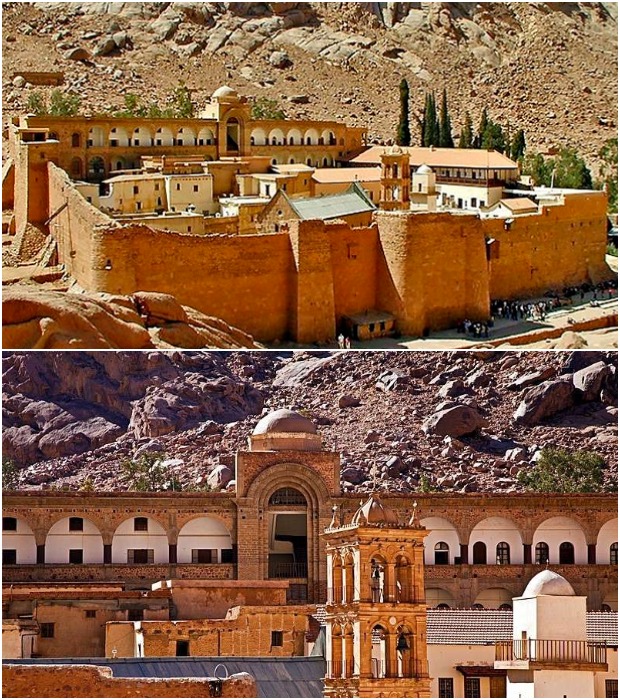Монастырь Святой Великомученицы Екатерины, расположенный в сердце синайской пустыни, сохраняет свой особый характер почти 1,5 тыс. лет (Египет). 