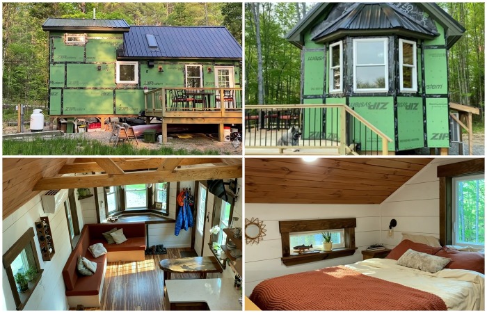 Творческому дуэту удалось построить уютный домик в деревенском стиле.