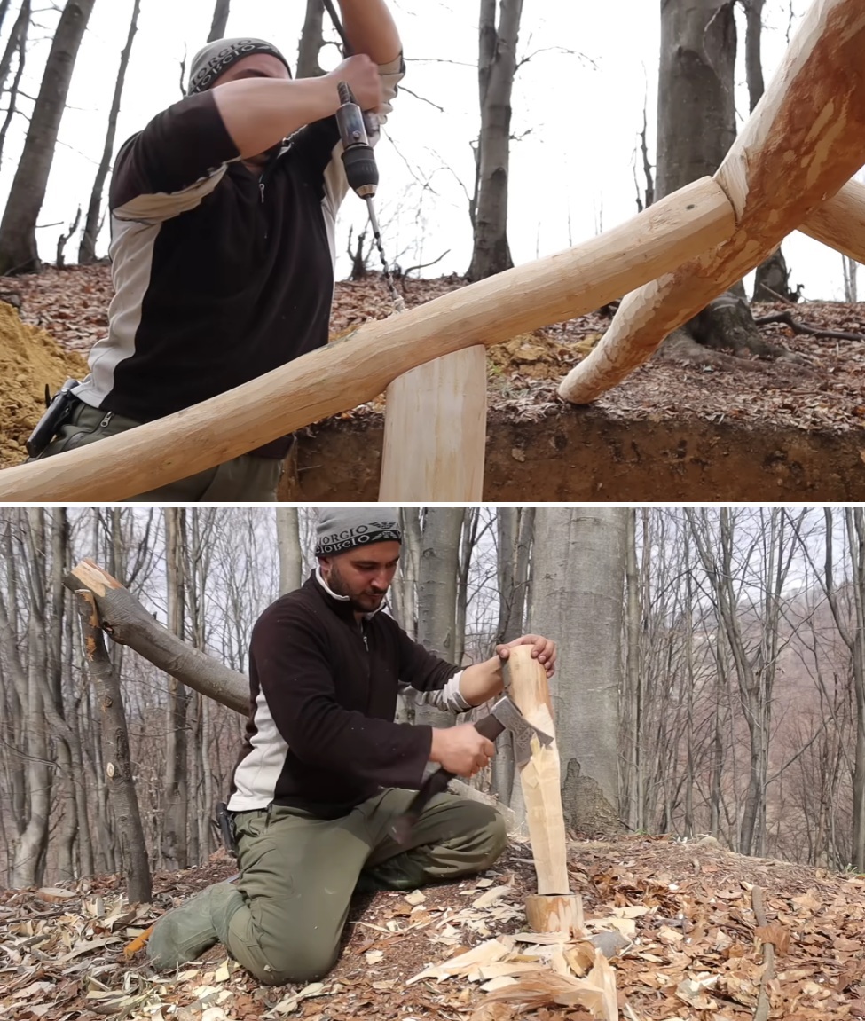 Михаил использовал лишь ручной инструмент. Михаил использовал лишь ручной инструмент.