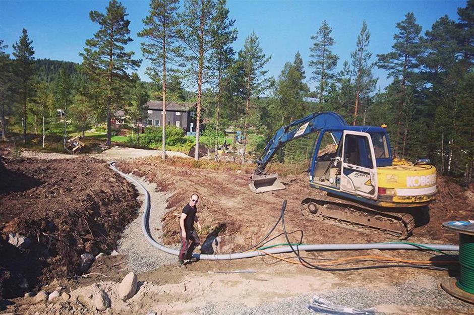 Подготовка к закладке фундамента под «Дом-теплицу».