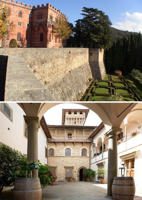 Туристам доступны прогулки по территории замка и виноградникам, экскурсии, дегустация вин и посещение ресторана (Castello di Brolio, Тоскана). 