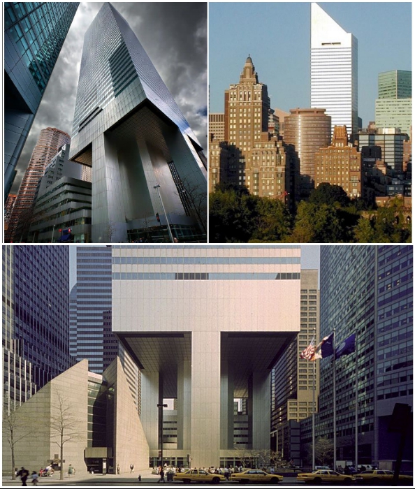 В 1977 г. небоскреб был торжественно открыт (Сiticorp Center, Манхэттен).