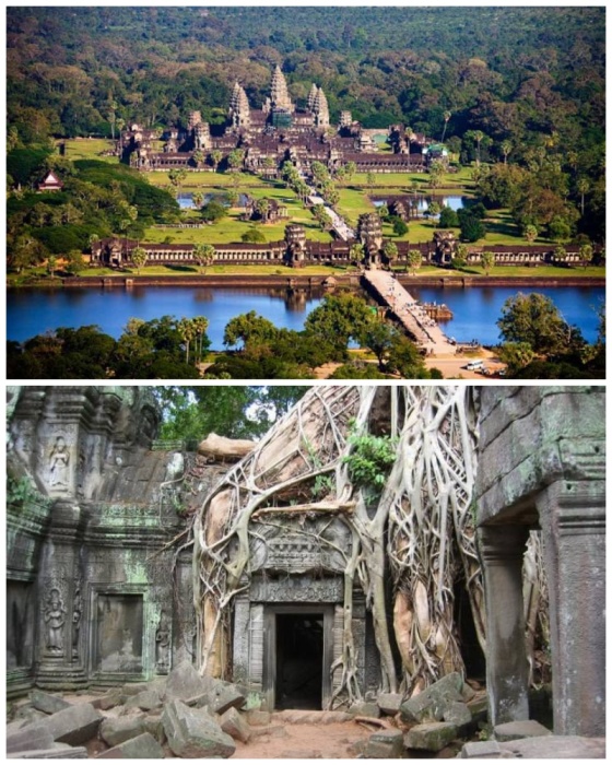 Ангкор-Ват — самый большой храм в мире (Камбоджа). | Фото: etotam.com.
