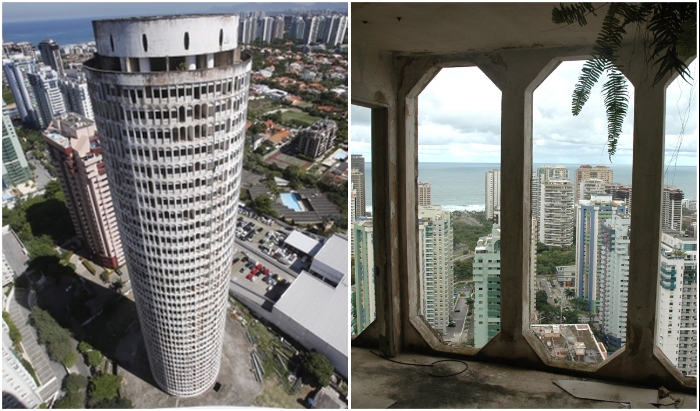 Ни громкое название, ни прекрасные виды из окна не помогли закончить строительство небоскребов (Башни Авраама Линкольна, Рио-де-Жанейро). 
