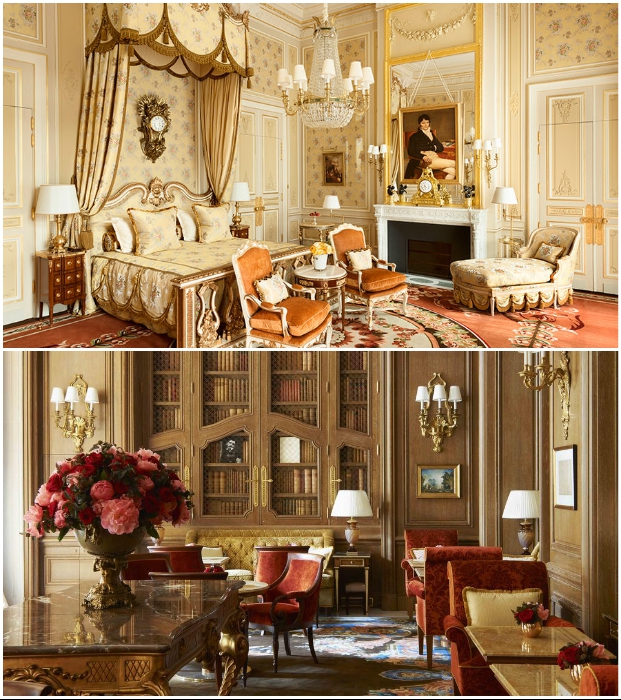Почувствовать себя августейшей особой можно в Suite Impеriale в отеле Ritz Paris (Франция).