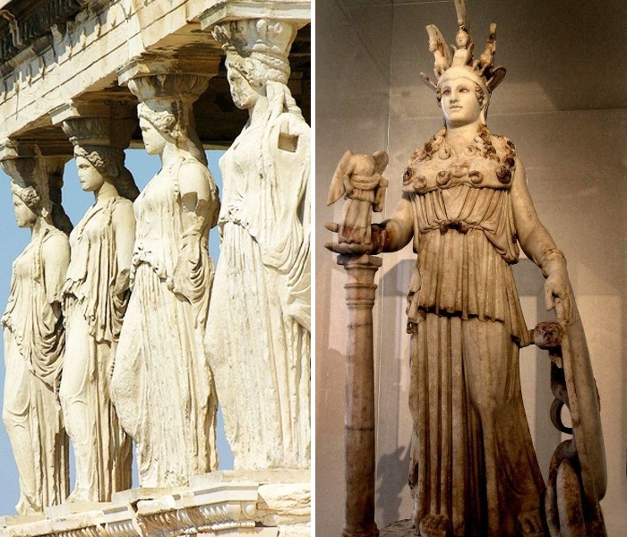 Парфенон был построен в честь богини Афины-Паллады (Афины, Греция). | Фото: aero-hotels.blogspot.com.